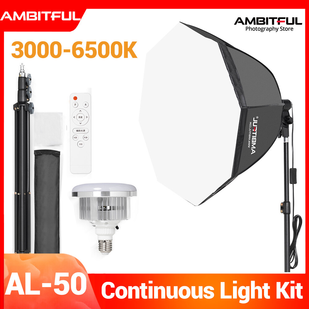 Abitful AL-50 ánh sáng phòng thu Kit cho nhiếp ảnh 3000