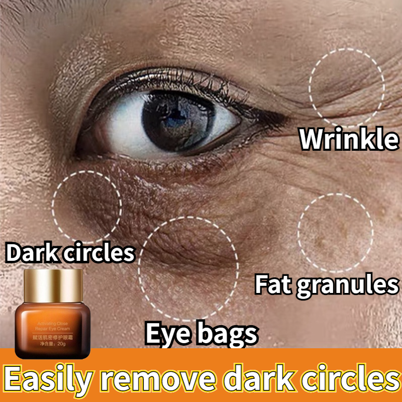 Gambar Eye cream for dark circle and eyebag Eye cream serum collagen anti wrinkle and aging Dark circle remover Herbal Essence Eye bag removal cream Eye care remover fat particles eye lifting Moisturizing cream ??