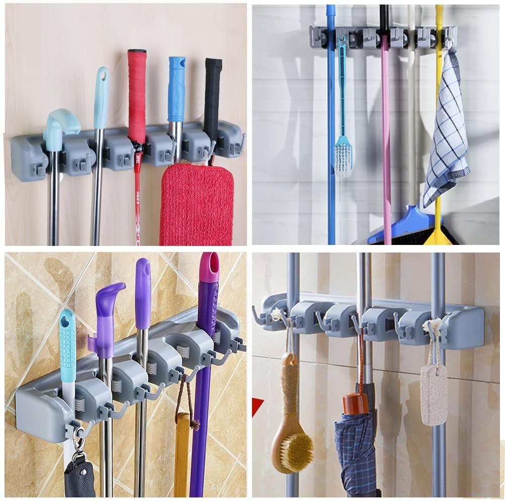 Best Quality Broom and Mop Holder Wall Mount and Garden Tool Organizer