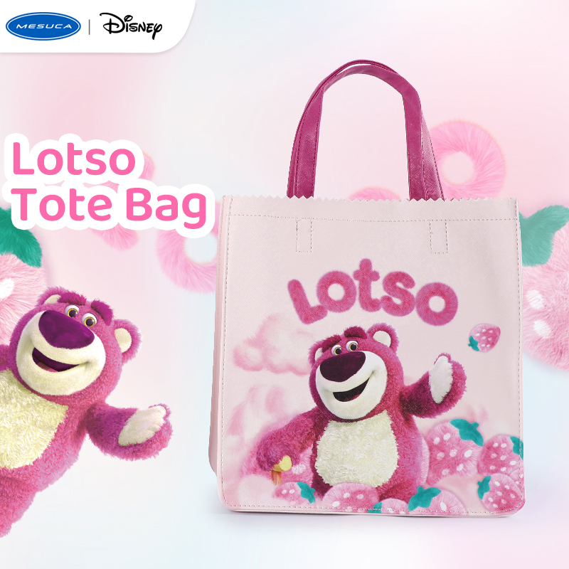 Mesuca Lotso Large Capacity Tote Bag Cute One Shoulder Bag Girls ราคา  286 บาท*ส่งฟรี