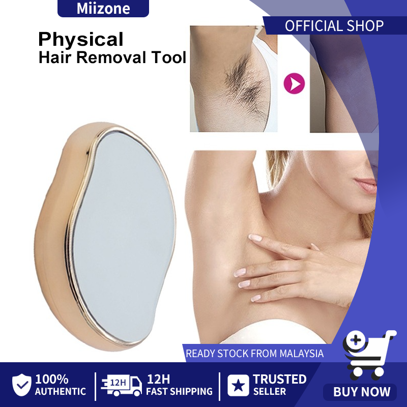 Gambar [MALAYSIA READY STOCK] Painless Physical Hair Removal Tool Crystal Hair Eraser Manual Epilator Hair Remover Depilation Glass Hair Removal Body For men women