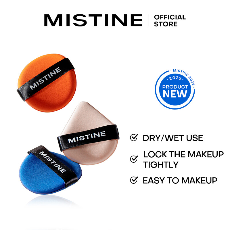 Mistine mút tán phấn mút trang điểm mút trang điểm ướt khô dùng hai lần