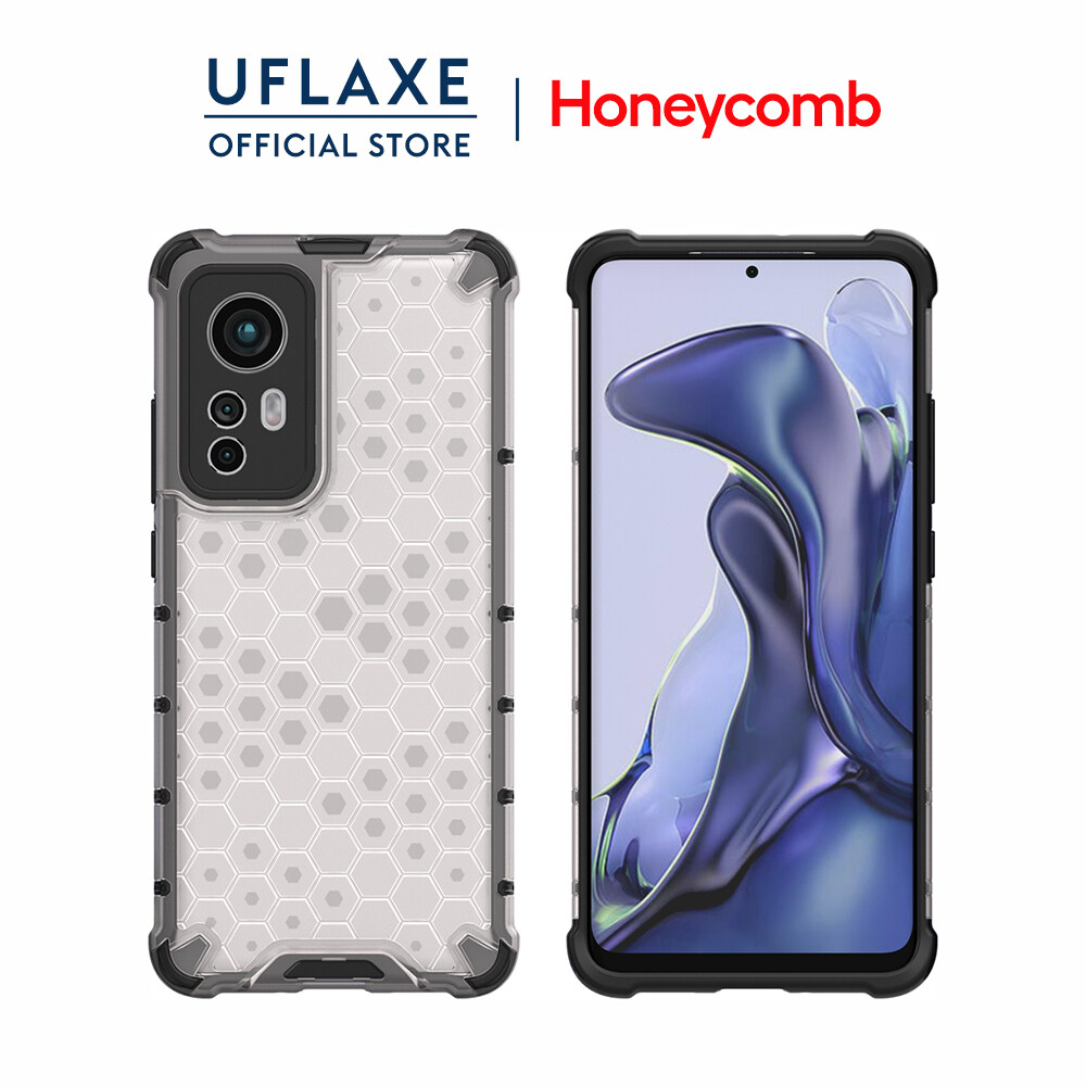 UFLAXE Honeycomb Ốp Cứng Chống Sốc cho Xiaomi 12 / 12 Pro / Xiaomi 12S Ultra / Xiaomi 12 Lite Ốp Điệ