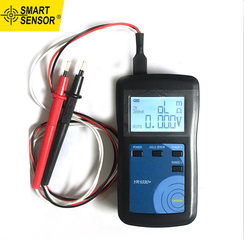 Cảm Biến Thông Minh YR1030 + Độ Chính Xác Cao Pin Lithium Dụng Cụ Kiểm Tra Điện Trở Trong Pin 4 Dây Thật Máy Đo Điện Trở Bên Trong