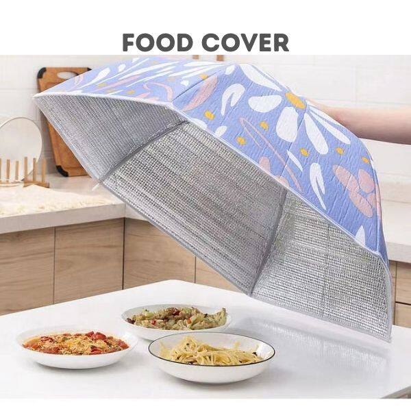 Gambar BOSSKU Foldable Dish Cover Kitchen Fly Cover Leftover Food Cover Dust Cover Food Cover Dining Table Cover