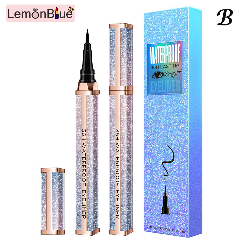 Gambar Starry Star Eyeliner Waterproof Long Lasting Eye Liner Sweatproof Quick drying Not Blooming Liquid Pen fashionable eye make up Waterproof Quick drying Starry Star Eyeliner Liquid Eyeliner