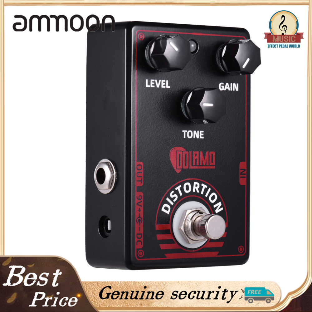 Dolamo d-4 khuếch đại cao cục phơ guitar bàn đạp hiệu ứng đúng phong cách anh quốc bàn đạp hiệu ứng với chức năng true bypass cho điện guitar