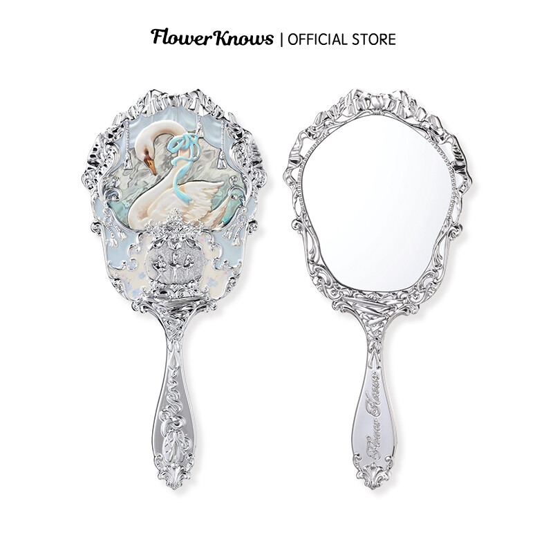 Flower Knows Swan Ballet Series Hand Mirror