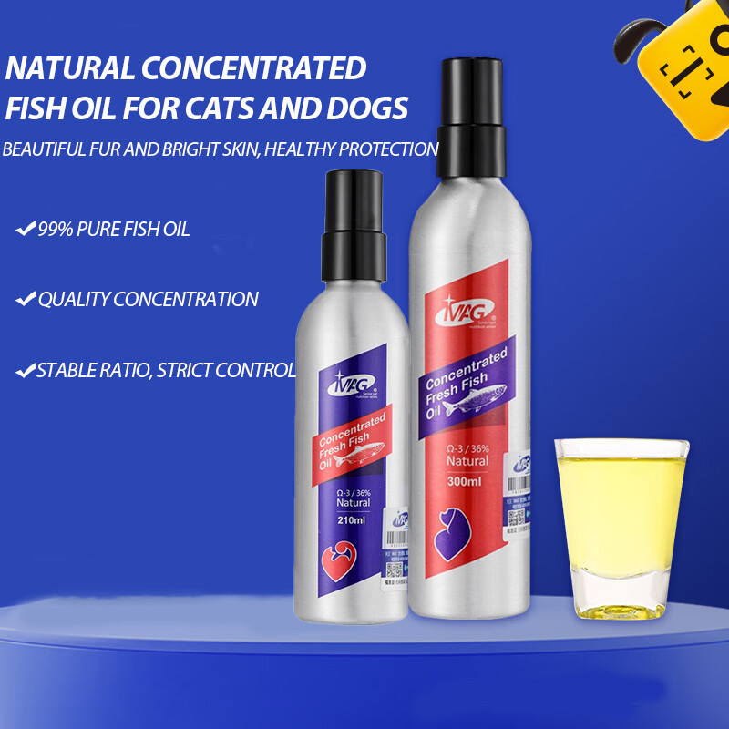 Reddog Fish Oil for Dogs and Cats Concentrated Natural Salmon Pet Nutritional Supplement for Adult Cats and Puppies Can Be Mixed with Cat Food or Eaten Directly Cat Fish Oil ราคา 413 บาท*ส่งฟรี