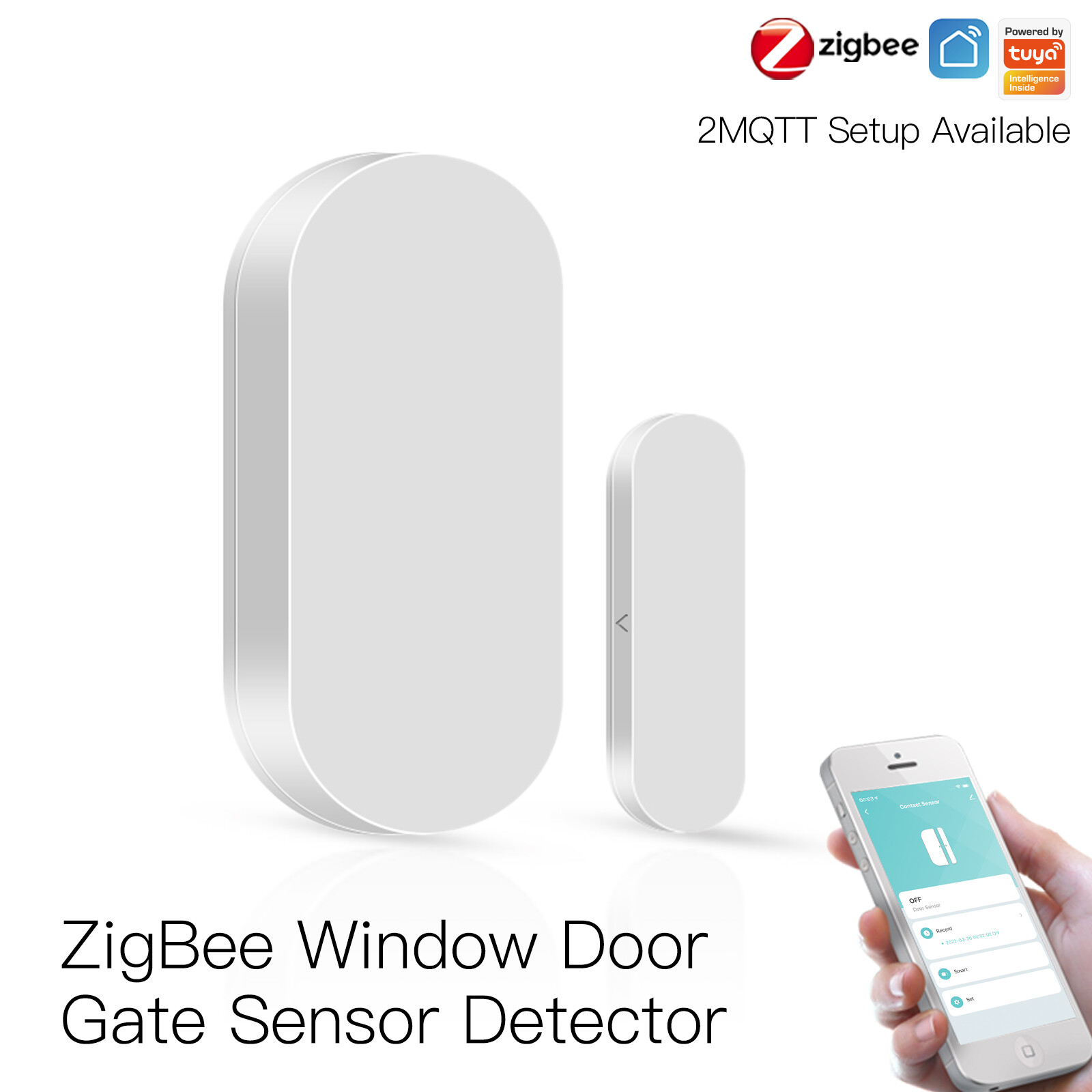 Tuya ZigBee cửa thông minh cửa sổ cảm biến cửa nhà Phát hiện thông minh báo động an ninh cuộc sống thông minh tuya ứng dụng điều khiển từ xa