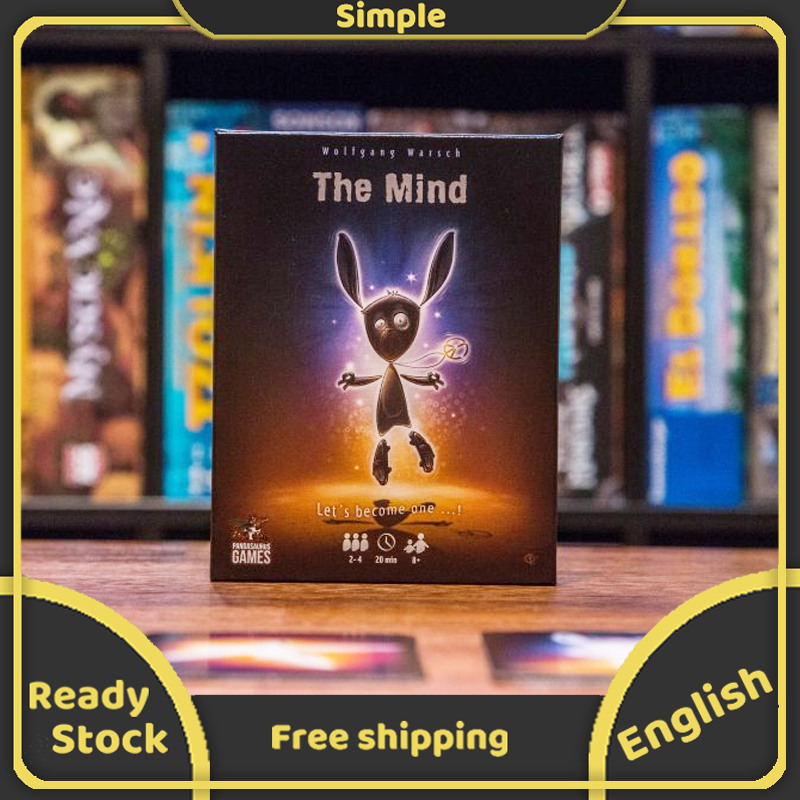 The Mind  Card Game Bảng Trò Chơi Thẻ Nhớ Dành Cho Trò Chơi Tiệc Tùng Nổi Tiếng Lứa Tuổi Hơn 10 2-4 Người Chơi Mèo Con Nổ Thời Gian Chơi 15 Phút
