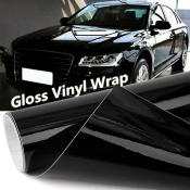 Ultra Gloss Piano Black Vinyl Wrap Film for Auto, Bicycles