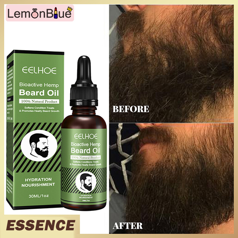 Gambar LemonBlue Beard Growth Oil Promote Stimulate Beard Growth Nourishing Care Beard Growth Promote Stimulate Beard Growth Nourishing Care Beard Growth Essential Oil Promote Stimulate Beard Growth Oil For Men