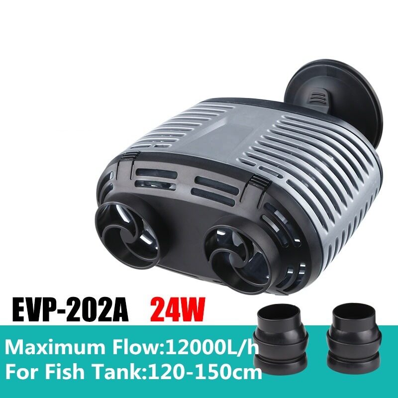 Powerful Aquarium Wave Maker Pump Submersible Fish Tank Marine Coral Surf Submersible Water Flow Circulation Wave Pump - 4
