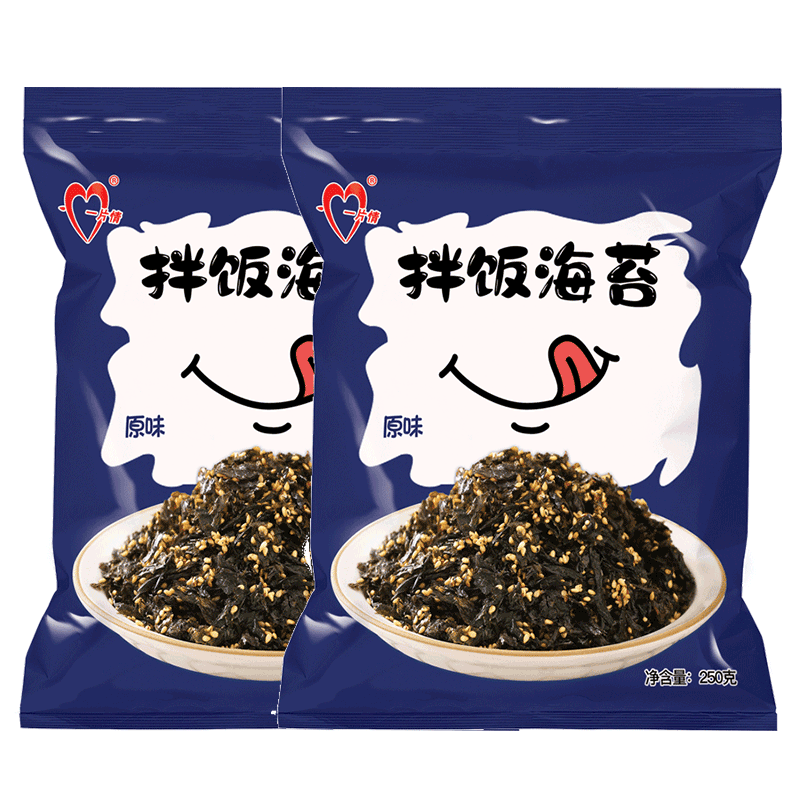 Gambar No added original seaweed rice balls for children s snacks250g 500g