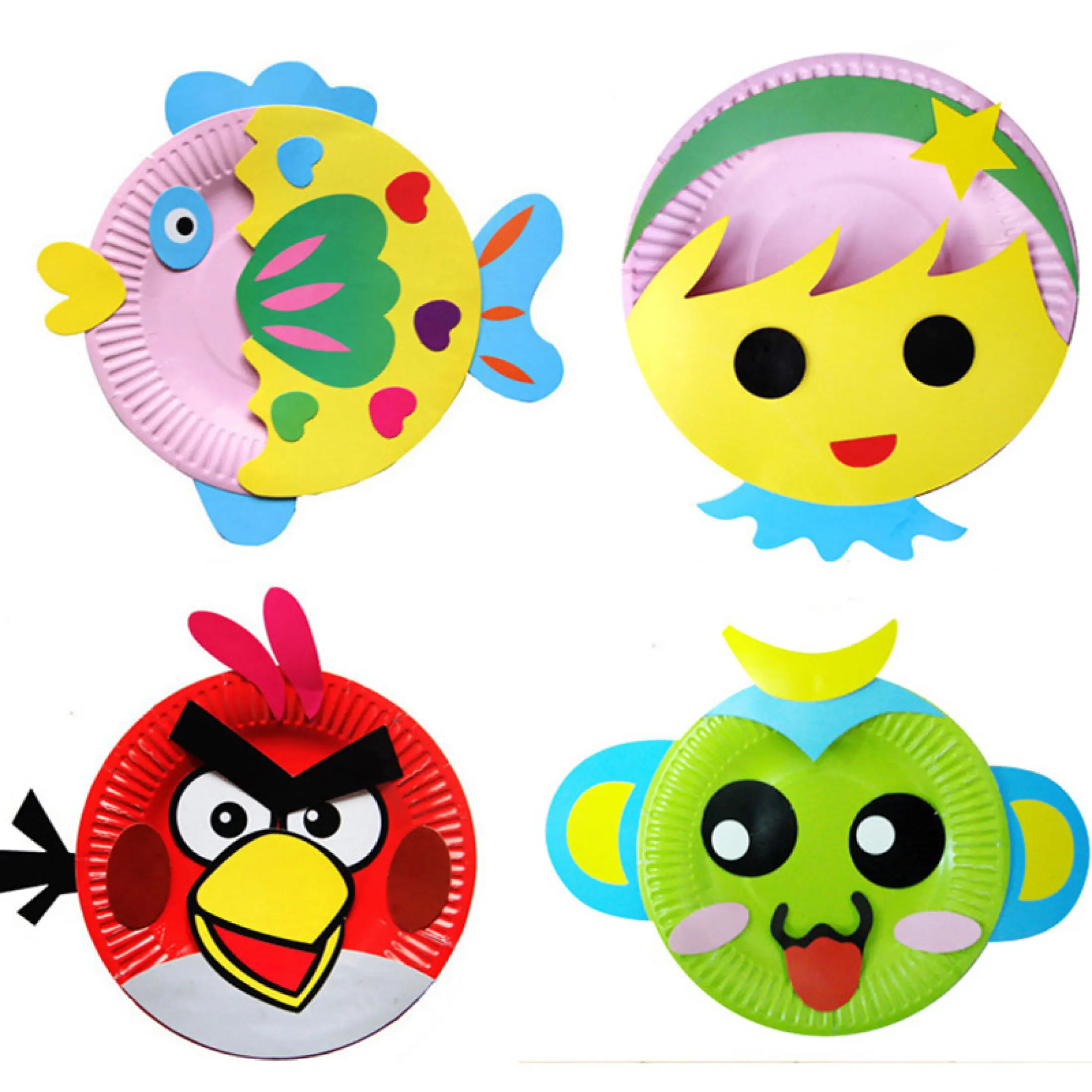 Creative Handmade Art Craft Diy Kids Sticker Toy Cartoon Sticker Paper Sheet Lazada Singapore