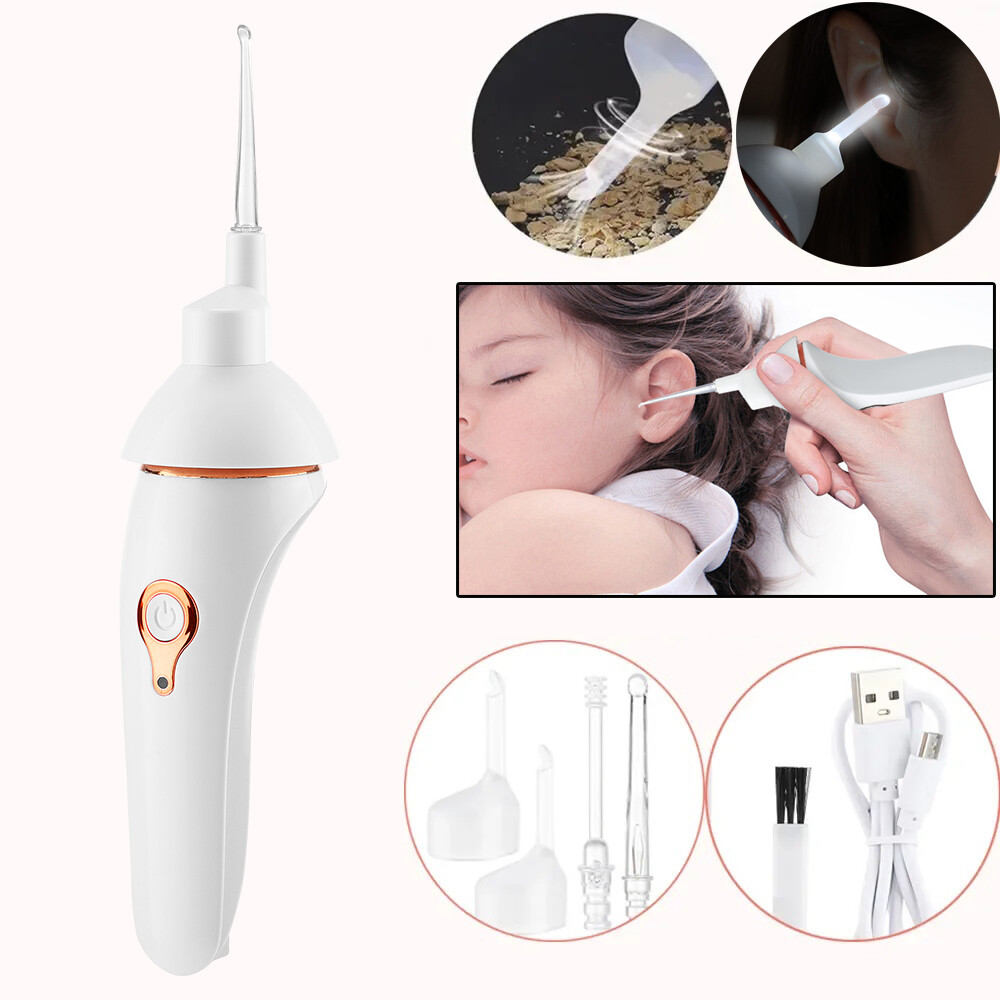 Điện dụng cụ lấy ráy tai lấy ráy tai chân không đèn Led hình ảnh tai hút thiết bị bé người lớn làm sạch tai dụng cụ lấy ráy tai Dụng cụ hái có thể sạc lại