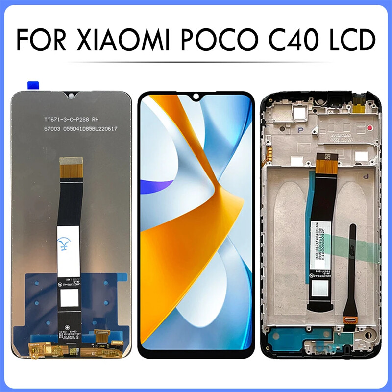 6.71 "chất lượng cao cho Xiaomi POCO C40 Màn hình LCD màn hình cảm ứng lắp ráp thay thế cho Xiaomi X