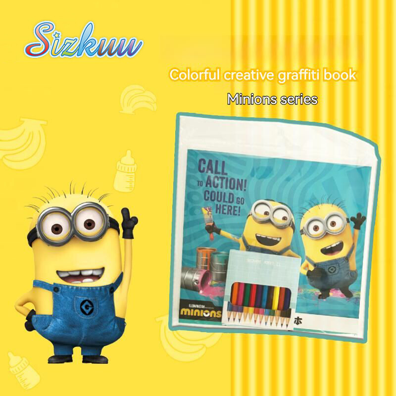 Sách tô màu cho trẻ em sizkuu minions sách tô màu cho bé mẫu giáo sách ảnh sách vẽ sách tô màu cho bé sách ảnh