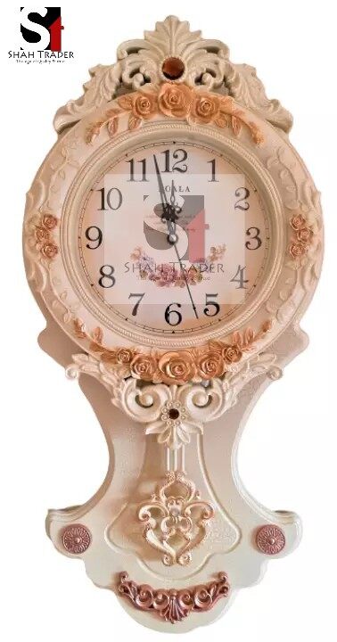 each reader pick up Vintage Metal Wall Clock Pendulum Brown Decorative Carved Rustic: Buy  Online at Best Prices in Bangladesh | Daraz.com.bd