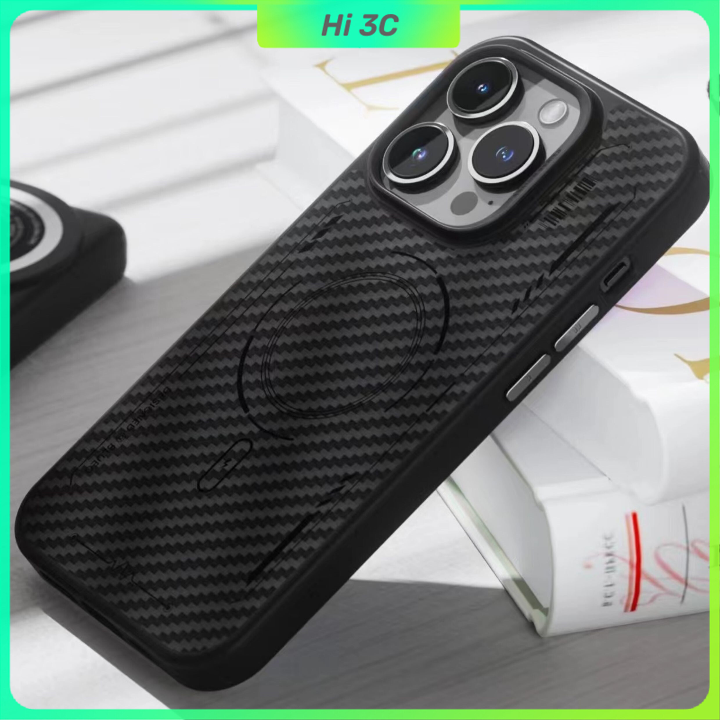 Blueo Armor sợi aramid Kevlar Magnetic Tương Thích Với iPhone 13/14 Anti-Drop Iphone 14 Pro Max Trường Hợp Chống Sốc iPhone 13 Pro Max Trường Hợp Chống Xước