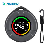 Inkbird xách tay CO2 Detector trong nhà CO2 màn hình với ndir cảm biến và đầy màu sắc bảo vệ mắt Màn hình LCD báo động tự động hiệu chuẩn cho nhà Grow lều