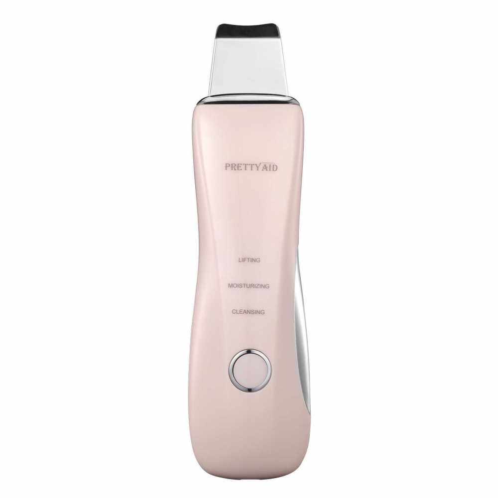 Gambar USB Skin Scrubber Face Skin Spatula Cordless Blackhead Remover Ion Pore Cleaner Face Beauty Lifting Tool with 3 Modes (Pink)