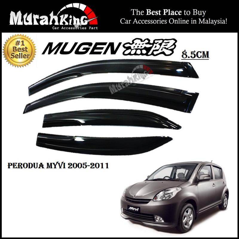 Mugen Style Door Visor Perodua Myvi 2005 2011 4pcs Set Lazada