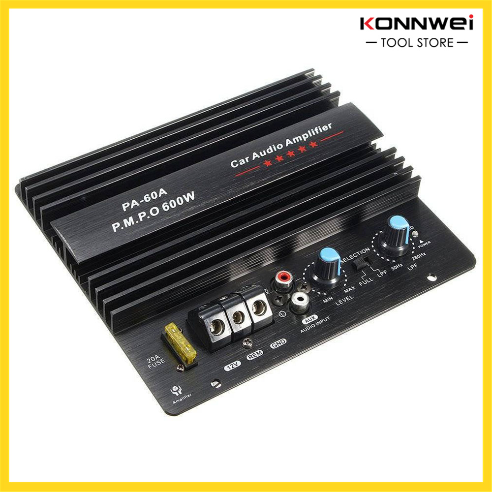 600W Car Subwoofer High Power Amplifier Board Single Channel Audio Amplifier Amp. 12.0V Giá 643,267 Đồng*Miễn phí vận chuyển