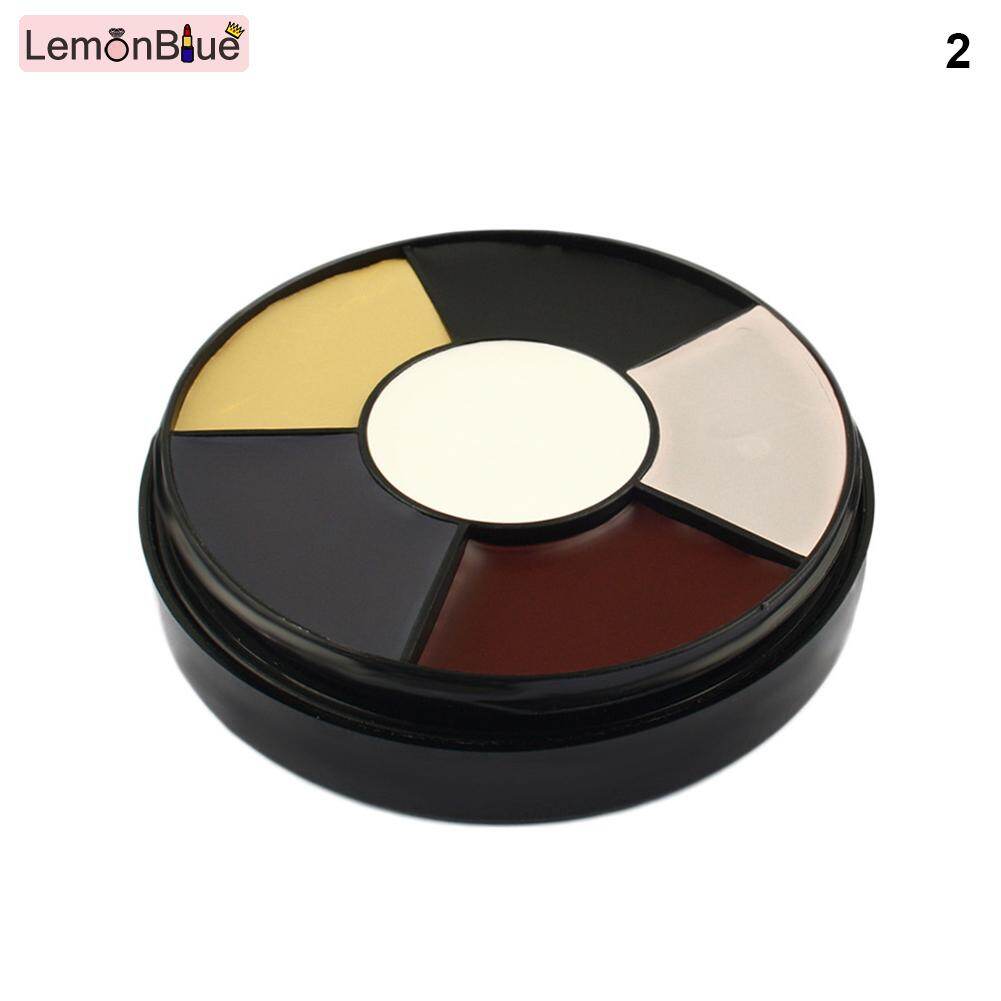 Gambar LemonBlue Face Body Paint Pigment Oil Painting 6 Colors Art Make Up Tools for Halloween Party