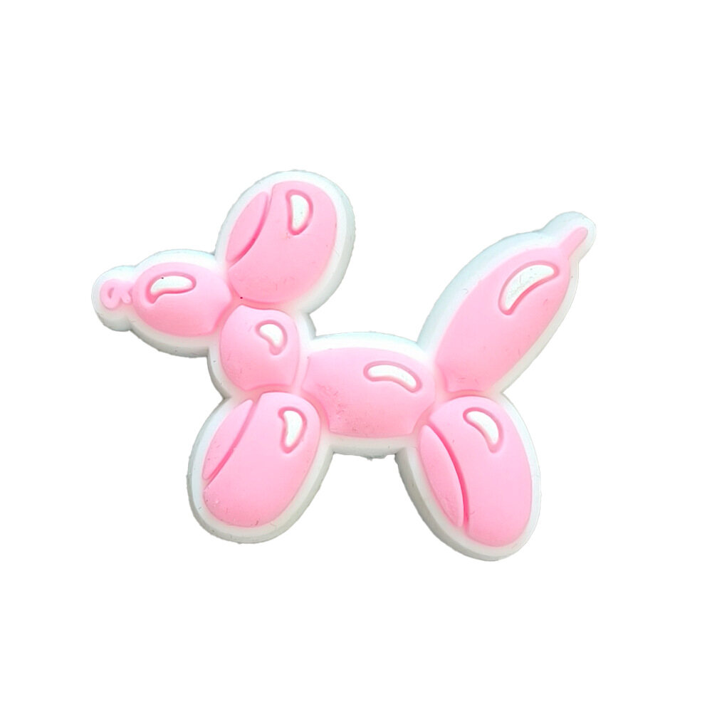 1PCS Pink Girlish Fresh Style Cartoon Smile Face Butterfly DIY Candy Shoe Charms PVC Rainbow Accessories Decorate Girls Kids Birthday Lovely Gifts - 6