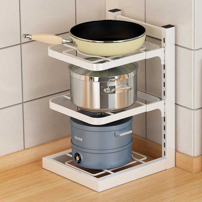 Gambar Kitchen POTS shelf household table corner corner put pot under the sink cabinets in layered POTS to receive