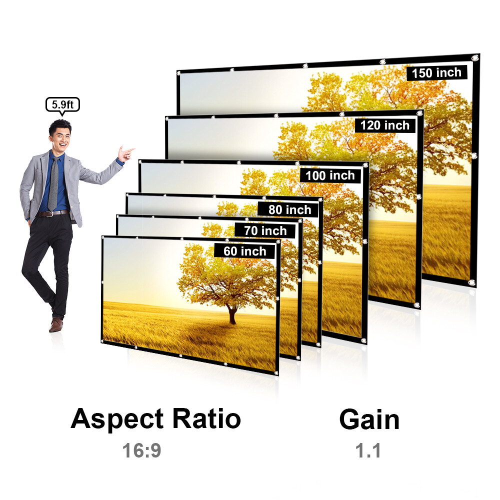 Portable HD Projector Screen 