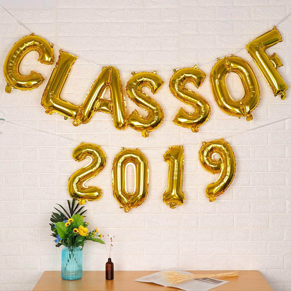 CLASS OF 2019   Congratulation Ball Graduation School Decoration Foil Balloons