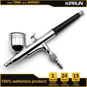 KIPRUN Dual Action Airbrush Spray Kit for Art and Repairs