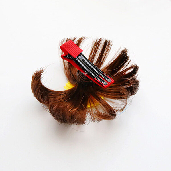 Tóc Giả Trẻ Em TSE Với Kẹp Tóc Tóc Giả Nữ Công Chúa, Kiểu Búi Tóc Hoa Cài Tóc Kẹp Bé Gái, Phụ Kiện Tóc P08 1 Pair