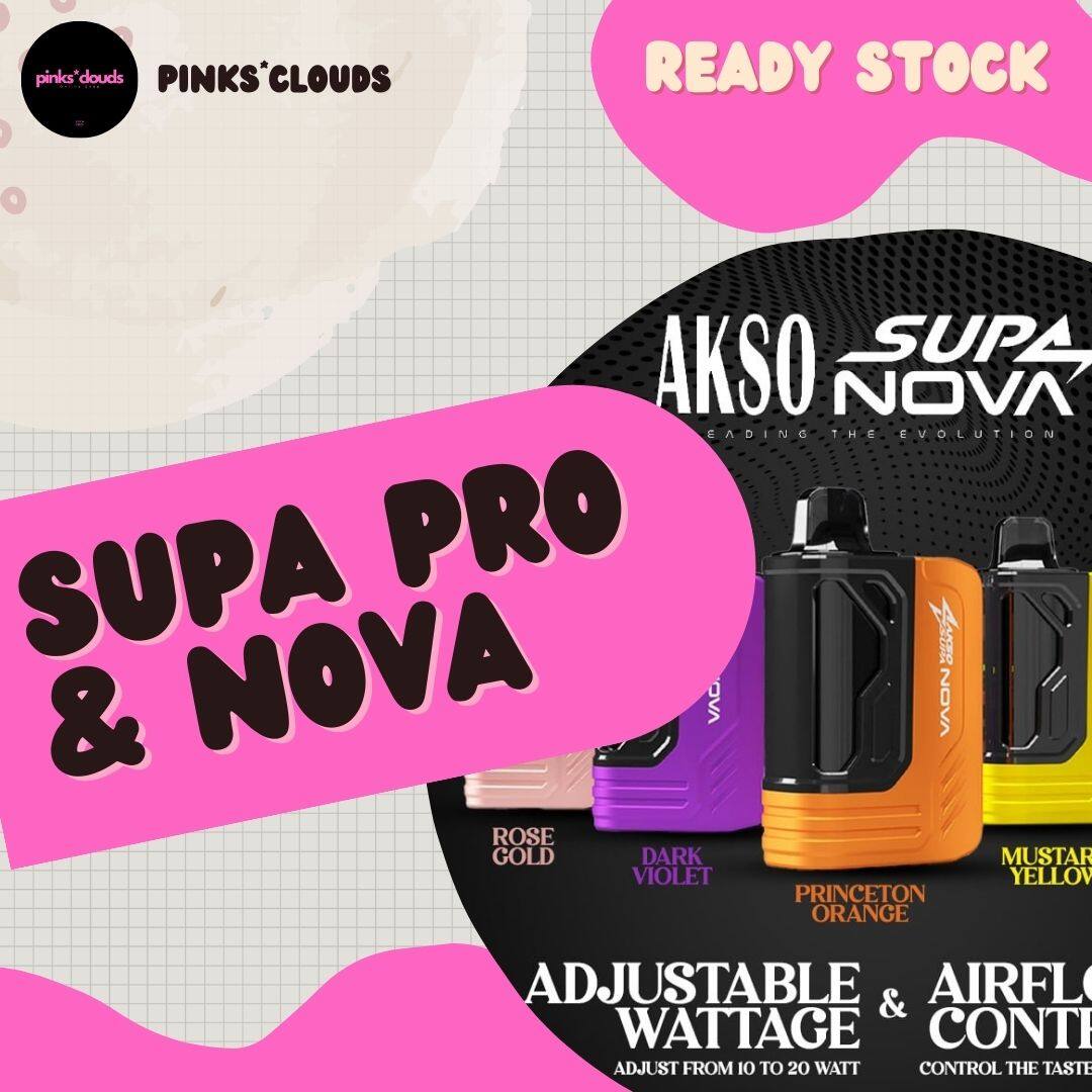 Flavor Akso Supa Nova Pre-Filled Cartridge E-Juice - Original 12K Puff  Flavors | Lazada Malaysia