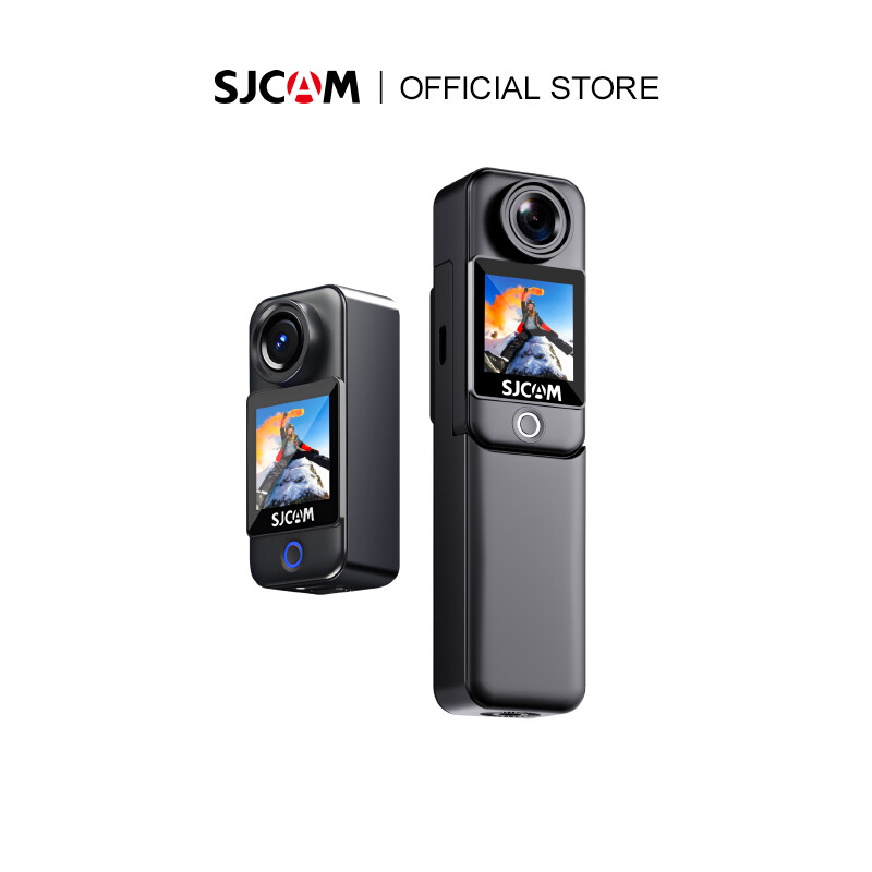  Sjcam C300 4K Wifi Màn Hình Kép Ngón Tay Cái Vlog máy ảnh thể thao Với Trường Hợp chống nước khi lặn Cho Sống máy ghi âm lái xe lái mô-tô Offshore câu cá 