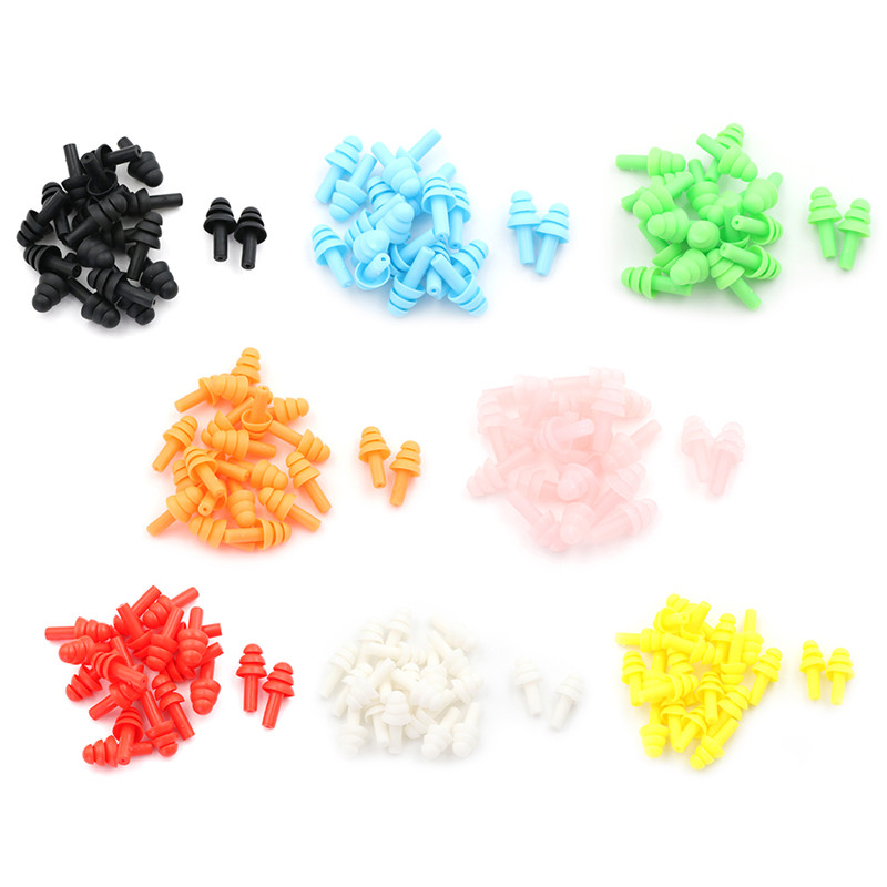 20pcs Silicone nút tai Nút Bịt Tai ngăn tiếng ồn thoải mái cho nghiên cứu giấc ngủ