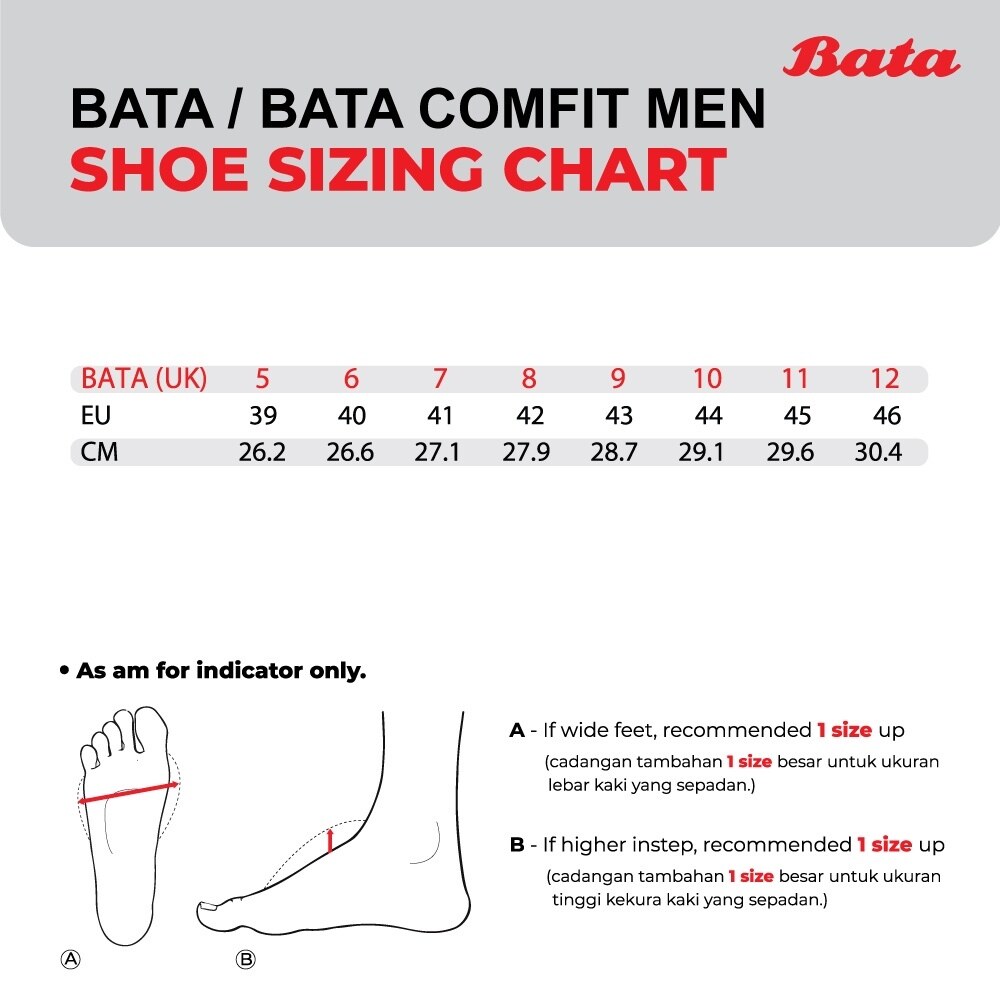 Discover 107+ bata sandal size chart netgroup.edu.vn
