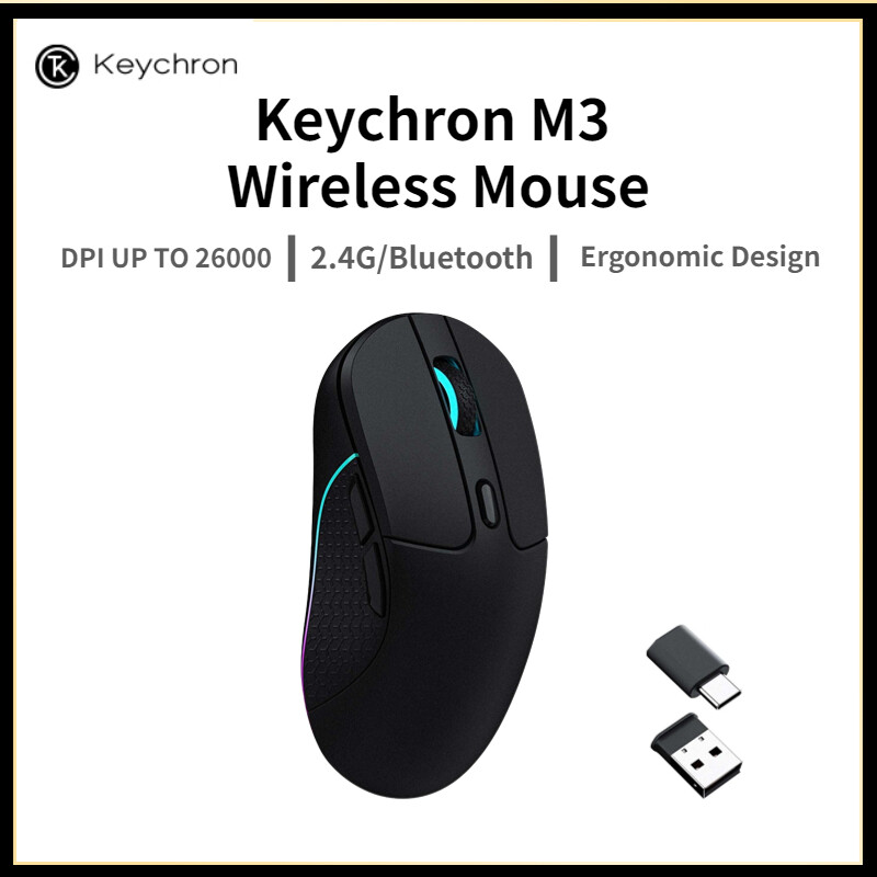 Keychron M3 2.4GHz & Bluetooth không dây quang RGB Chuột Loại