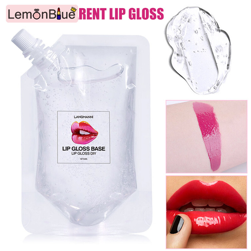 Gambar LemonBlue DIY Clear Lipgloss Base Oil Moisturizing Non stick Lipstick Material Base Gel for Lipgloss Makeup
