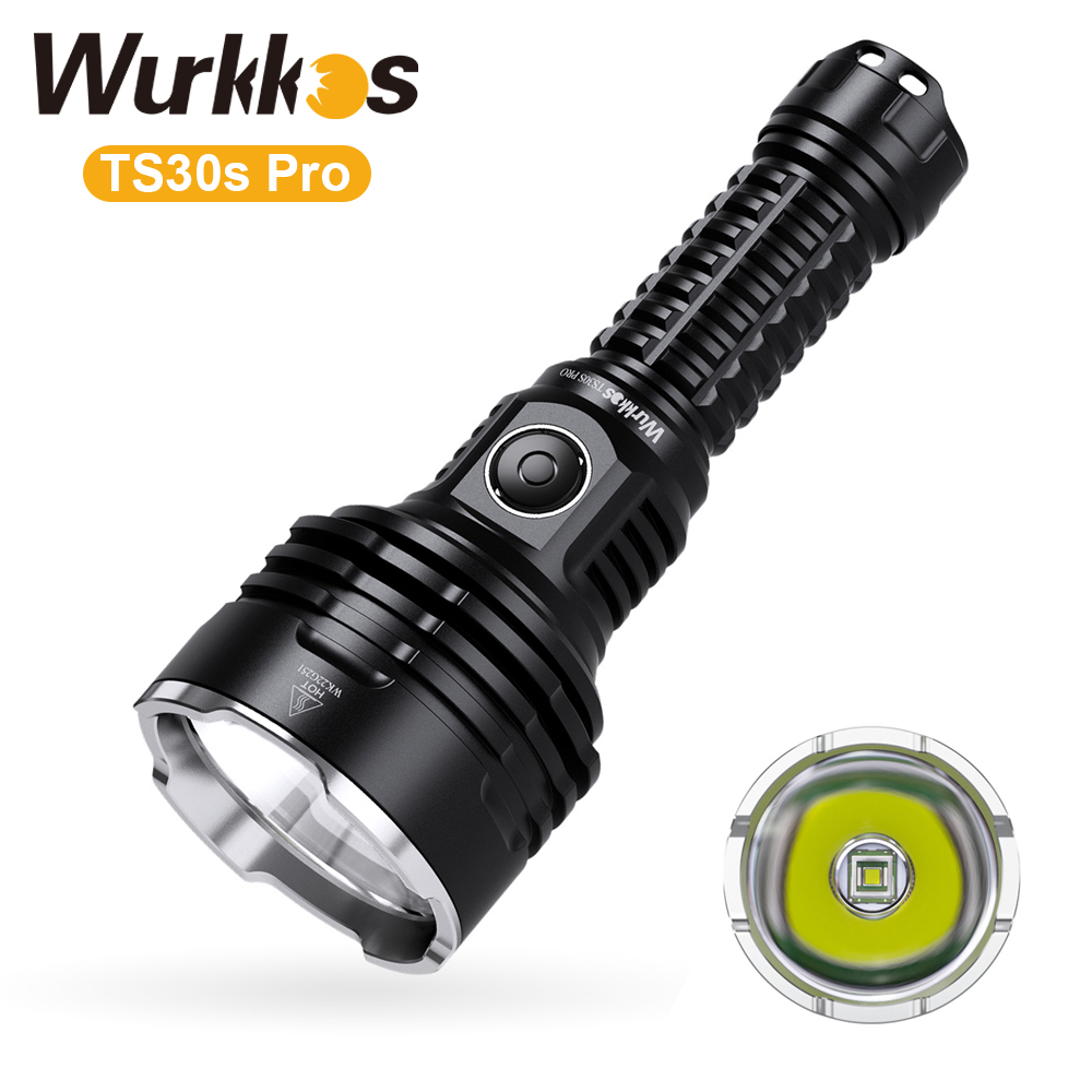 Wurkkos TS30S Pro 21700 Rechargeable LED USB-C Powerful Flashlight Flashlight Range 1086 Meters 6000 Lumens Stainless Steel Frame Anduril 2.0 ราคา 2,684 บาท*ส่งฟรี