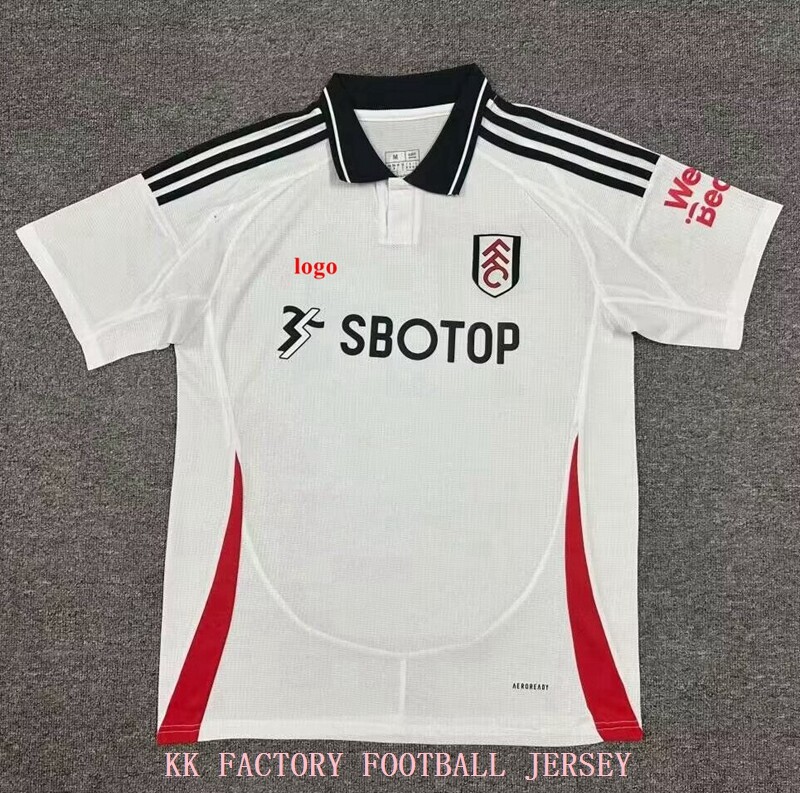 Fulham Trang chủ áo bóng đá 2024-25 Thái bóng đá chất lượng Jersey sơ mi thể thao cho nam giới AAA