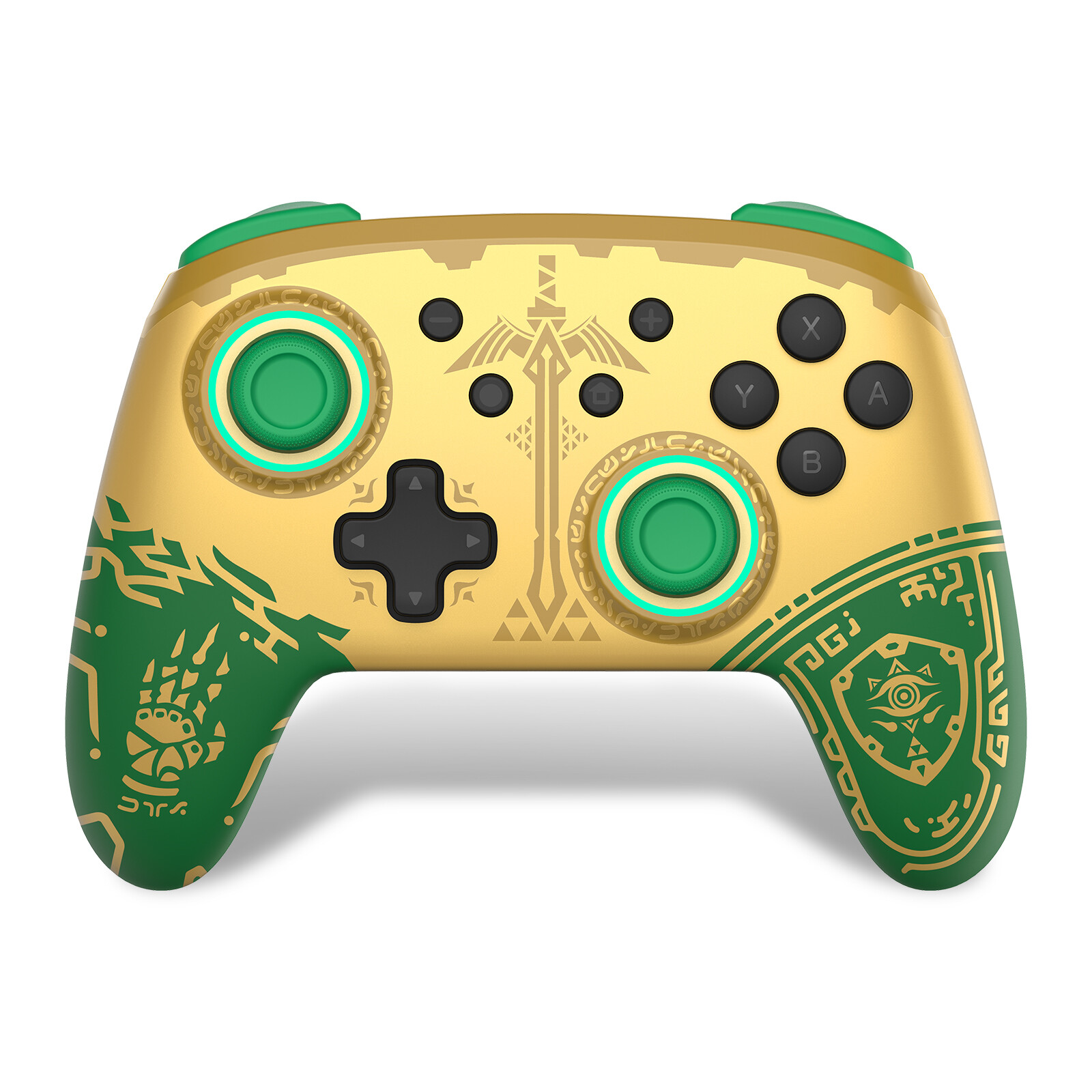 Iine vàng-màu xanh lá cây không dây thức dậy nfc điều khiển tương thích bộ chuyển đổi nintendo/màn hình oled