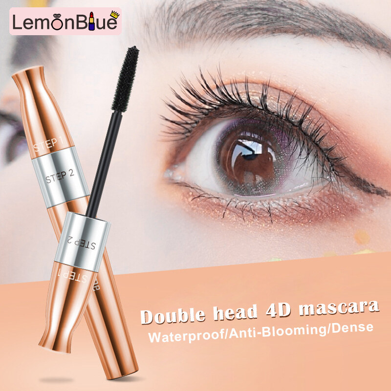 Gambar Long Thick Double Headed Mascara Long Lasting Naturally Waterproof Not Smudges Long Thick Double Headed Waterproof Not Smudges fashionable Mascara eyelash