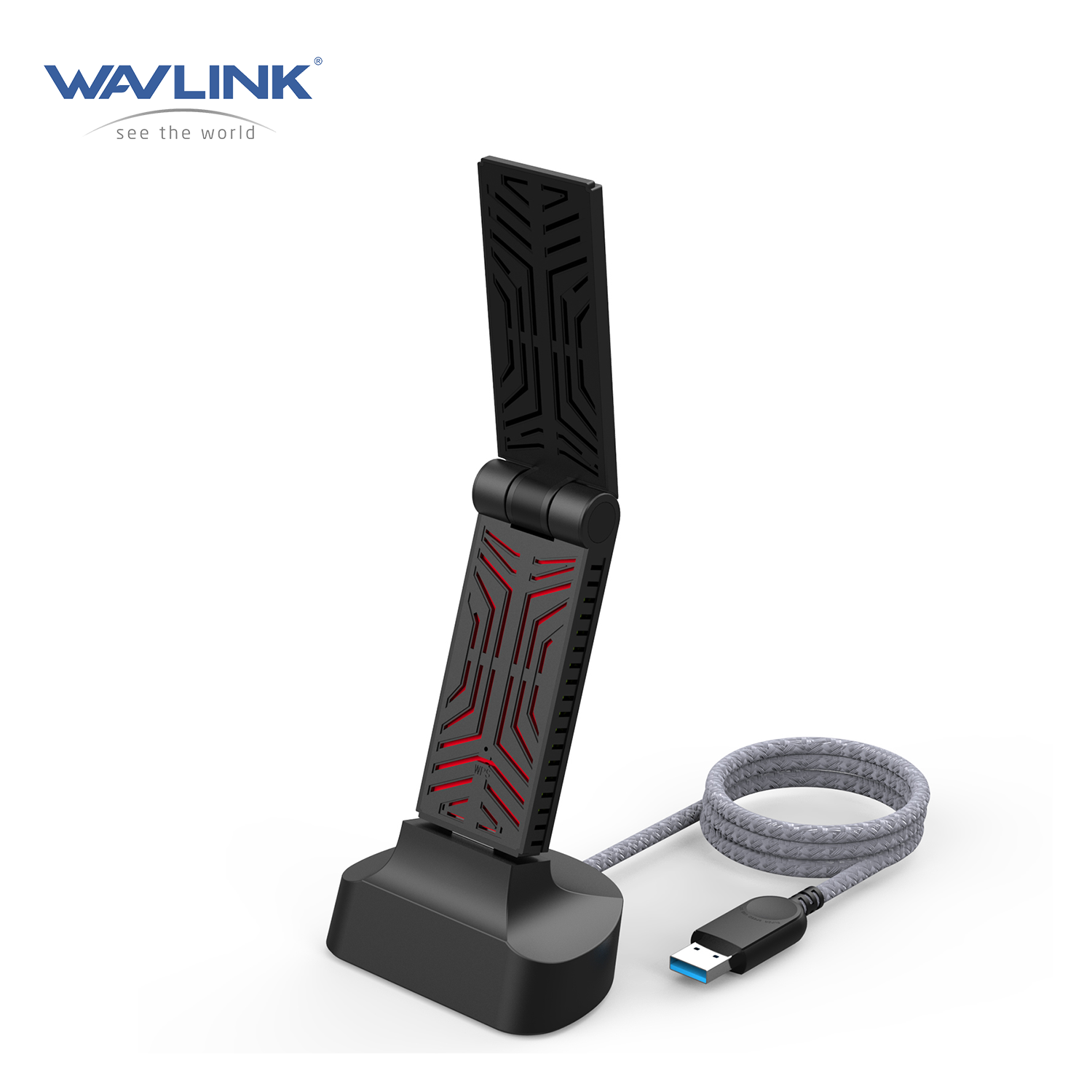 WAVLINK USB WiFi 6 Adapter 1900Mbps Dual Band USB 3.0 WiFi Dongle