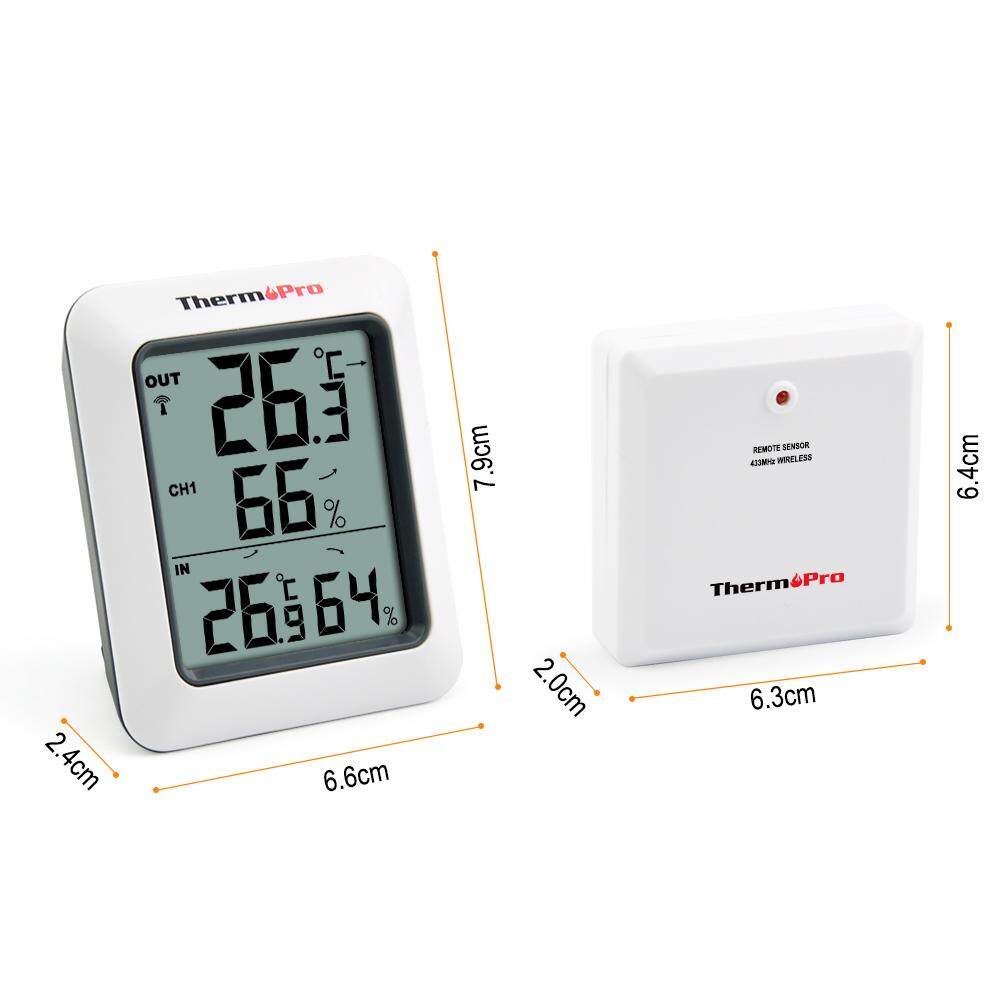ThermoPro TP52W Digital Hygrometer Indoor Thermometer Temperature