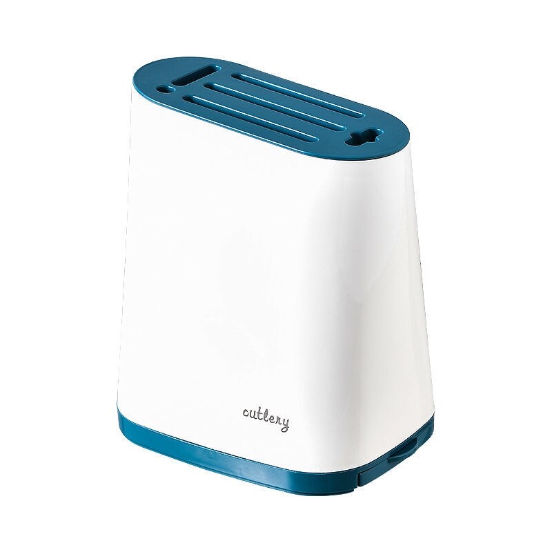 Gambar Kitchen supplies knife holder original drain and mildew proof household multi function knife rack storage rack kitchen knife rack