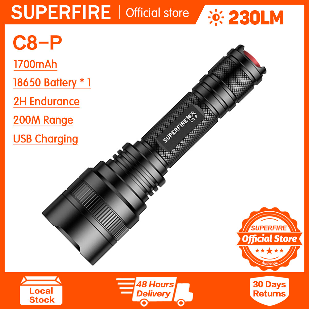 Superfire C8-P Đèn pin công suất lớn